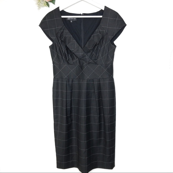 Jones New York Dresses & Skirts - Jones New York Windowpane Dress Women's Size 8